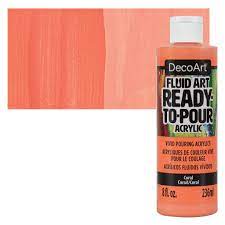 [0262322] Ready to Pour Acrylic 8 Oz. Coral