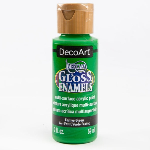 [0262362] Americana Gloss Enamels 2 Oz. Festive Green
