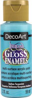 [0262363] Americana Gloss Enamels 2 Oz. Indian Turquoise
