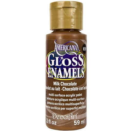 [0262365] Americana Gloss Enamels 2 Oz. Milk Chocolate