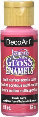 [0262367] Americana Gloss Enamels 2 Oz. Razzle Berry