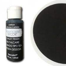 [0262393] Americana Chalky Finish Paint Carbon 2 Oz.