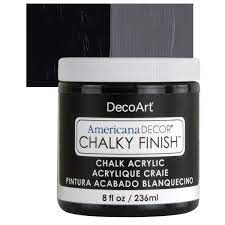[0262426] Americana Chalky Finish Paint Carbon 8 Oz.