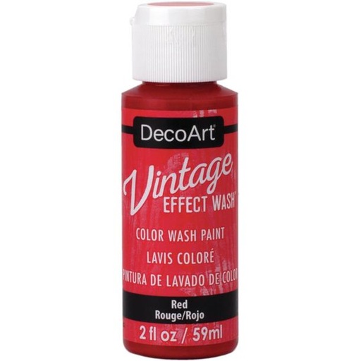 [0262450] Vintage Effects Wash 2 Oz. Red
