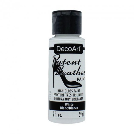 [0262478] Patent Leather 2 Oz. White