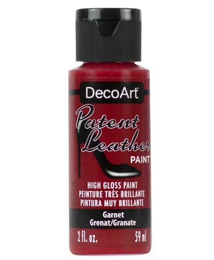 [0262482] Patent Leather 2 Oz. Garnet