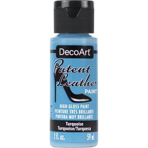 [0262484] Patent Leather 2 Oz. Turquoise