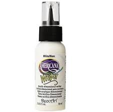 [0262504] Americana Acrylics Writers 2Oz. White