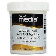 [0262539] Media Crackle Paste - White - 4 Oz.