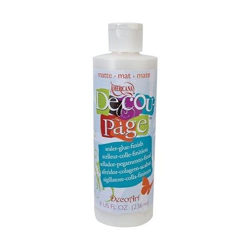 [0262549] Decou-Page TM Matte 8 Oz. Widemouth Jar