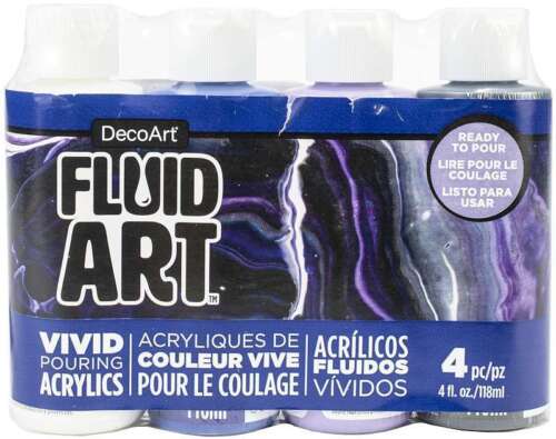 [0262570] FluidArt Galactic Pour Value Pack 4x4 Oz.