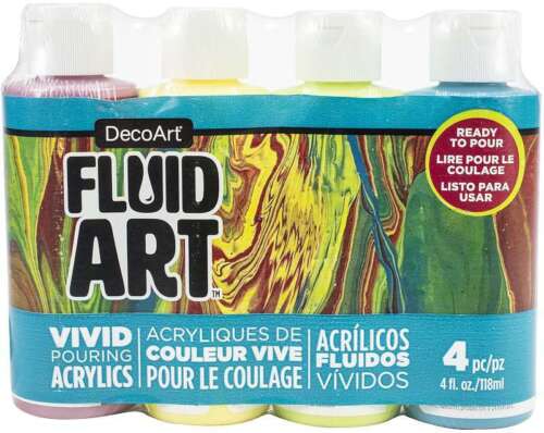 [0262572] FluidArt Tropical Pour Value Pack 4 x 4 Oz.