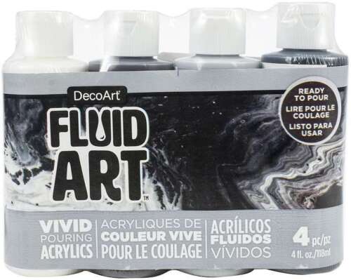 [0262574] FluidArt Neutral Pour Value Pack 4 x 4 Oz.