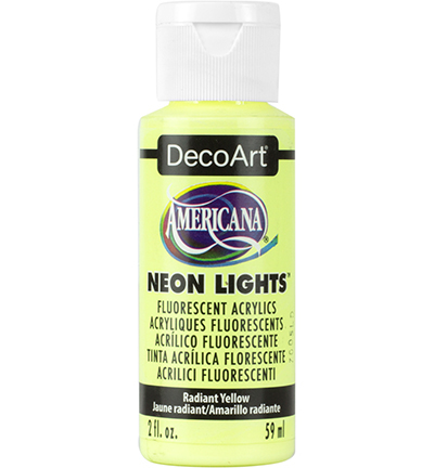 [0262584] Americana Neon Lights 2 Oz. Radiant Yellow