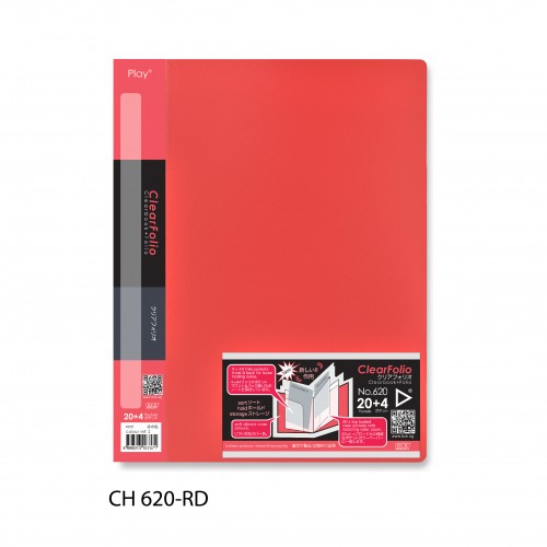 [0073181] KCK PLAY CLEARFOLIO 20+4- RED