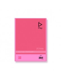 [0073216] KCK "PLAY" 20P CLEAR BOOK- PINK