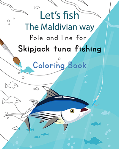 [1020902] Pole & line Skipjack Tuna Fishing-Colouring Book