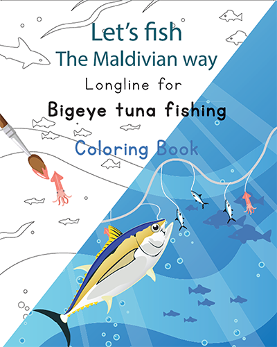 [1020905] Longline For Bigeye Tuna Fishing - Colouring Book