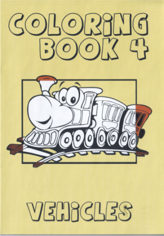 [1050043] Colouring Book 4 - Vehicles