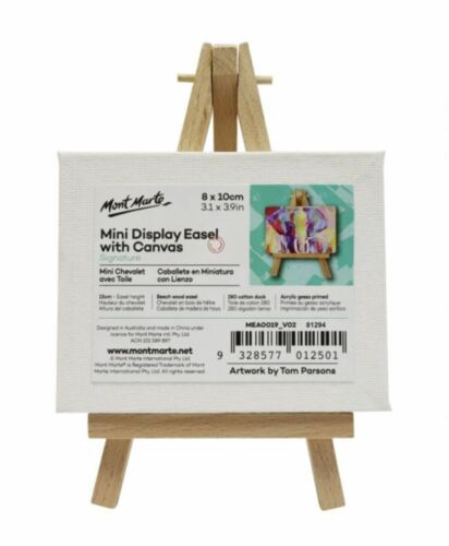 [0300525] Easel w/Canvas 8x10cm MEA0019