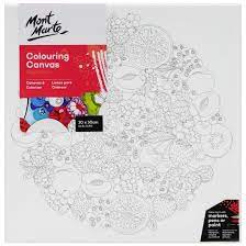 [0301096] Colouring Canvas 30x30cm Nature CACL3030C