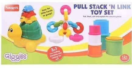 [0611650] Pull Stack N Link Toy Set