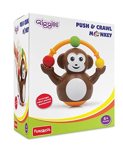 [0611651] Push & Crawl Monkey 