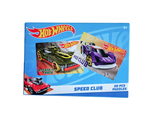 [0630073] Hotwheels Speed Club Puzzle 20 Pcs X 2