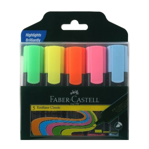 [0020822] Highlighters Classic Assorted - Set-5
