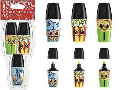 [0039080] Highlighter Boss Mini 3 pcs (Yellow/Green/Blue)