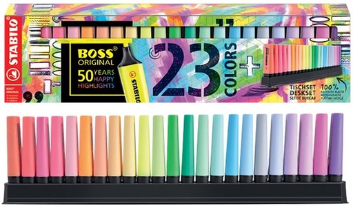 [0039081] Highlighter Boss Original 23 pcs Desk Set