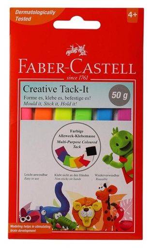 [0360130] Blue Tack It - Multi Colour - 50gm