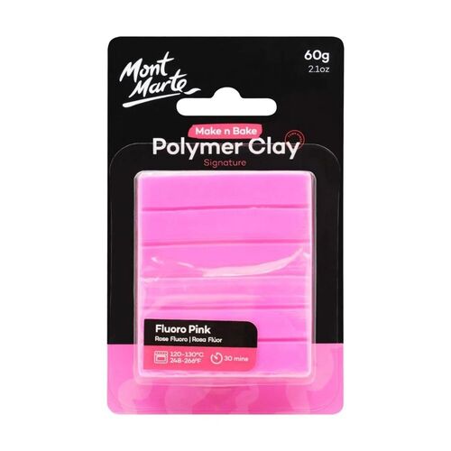 [0620726] Polymer Clay 60g Fluoro Pink