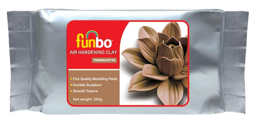 [0640458] Air Hardening Clay 250 gms Terracotta