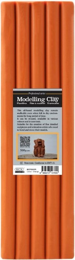 [0640667] KCK MODELLING CLAY "PRO" 500G- ORANGE