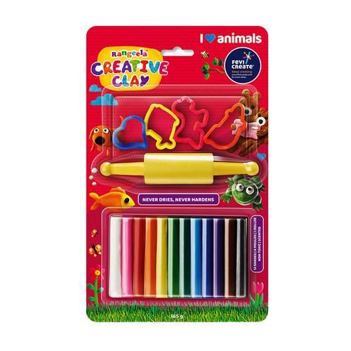 [0640677] Clay Rangeela Creative Animal Pack 165g