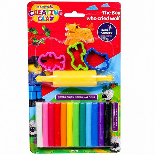 [0640678] Clay Rangeela Creative Story Pack 200g