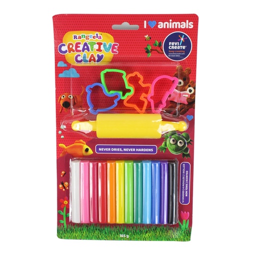 [0640681] Clay Rangeela Creative Brick Pack 160g