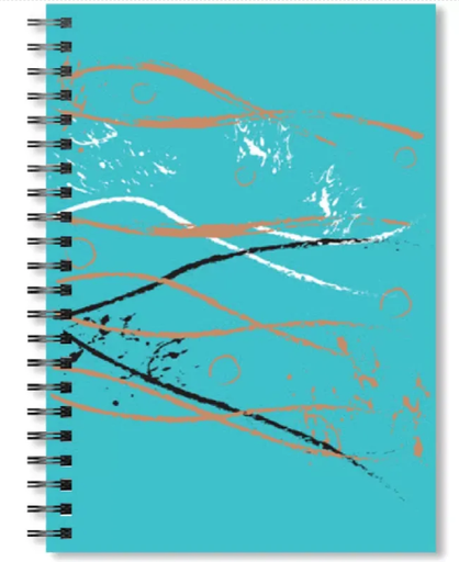 [0480046] Note Pad Ink Wave (Side) A4 Ruled 100P