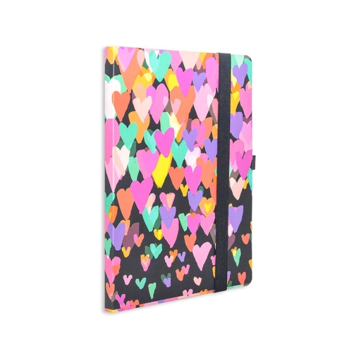 [0480055] Journal BEVIBE Rainbow Hearts 160 Pages