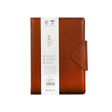 [0480817] Journal Flynn Mag HC A5 Ruled Brown 192p