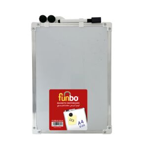[0590012] White Brd D.Sided Magnetic Alu.Fr A4+Mkr