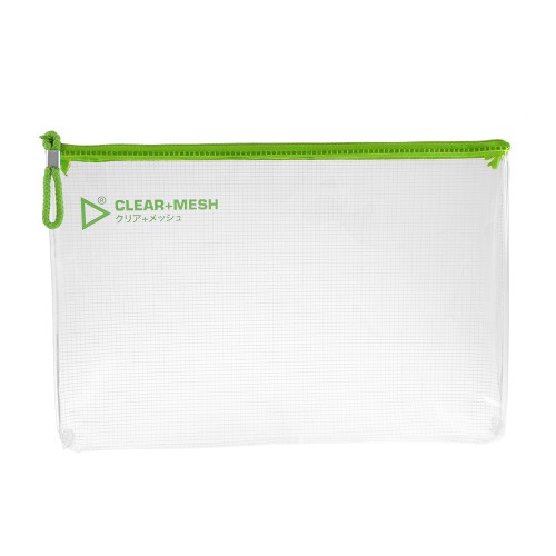 [0110062] Play Clear+ Mesh Bag A4-  Lime