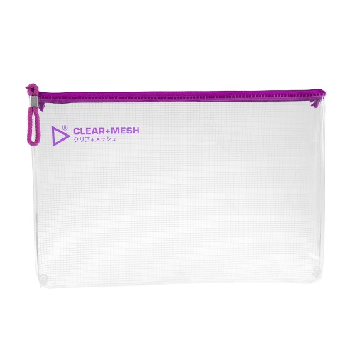 [0110064] Play Clear+ Mesh Bag A4-  Hot Pink