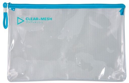 [0110067] Play Clear+ Mesh Bag A5- Soft Blue