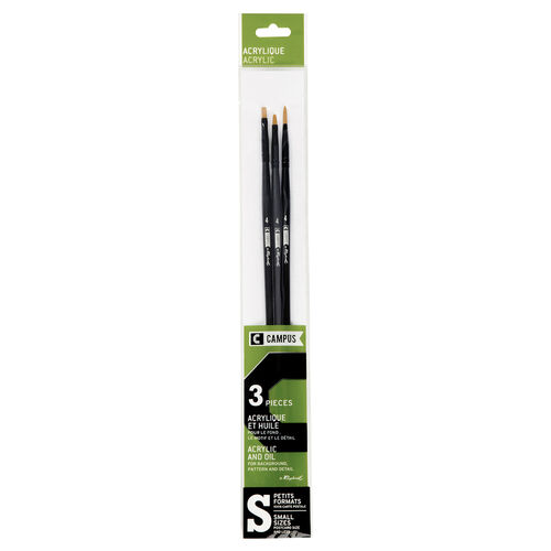 [0290403] Set Campus 3Brushx Acrylique S