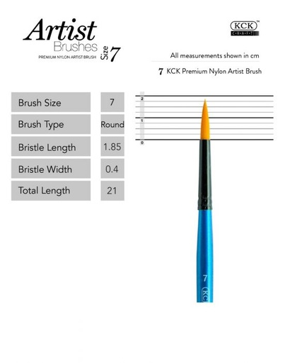 [0290516] KCK Nylon Water Color Brush Round #7
