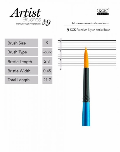 [0290518] Kck Nylon Water Color Brush #9
