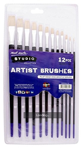 [0290546] Artist BrushesFlat 1-12 BMSS0002