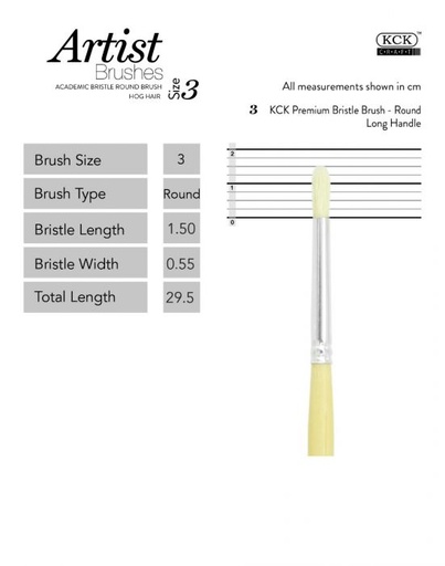 [0290579] Kck Bristle Brush Round-  #03